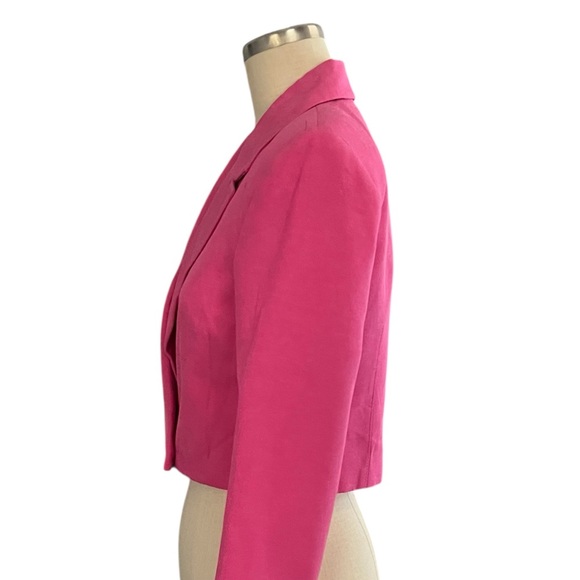 Zara Cropped Blazer Pink - Picture 2 of 9